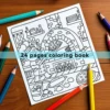 Halloween Coloring Book COZY Moments Coloring Book For Adults And Teens Featuring Adorable Creepy Creatures for Halloween Gifts 6