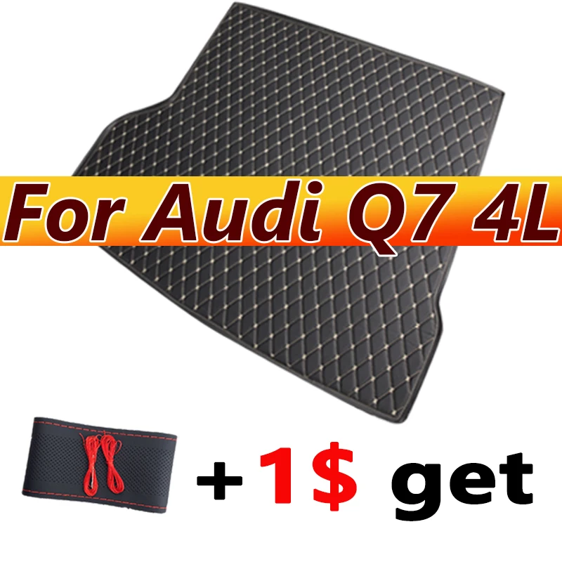 

Коврик для багажника автомобиля для Audi Q7 4L 5-Seat 2006-2015 07 08 09 10 11 12 13 14, пользовательские автомобильные аксессуары, украшение интерьера автомобиля