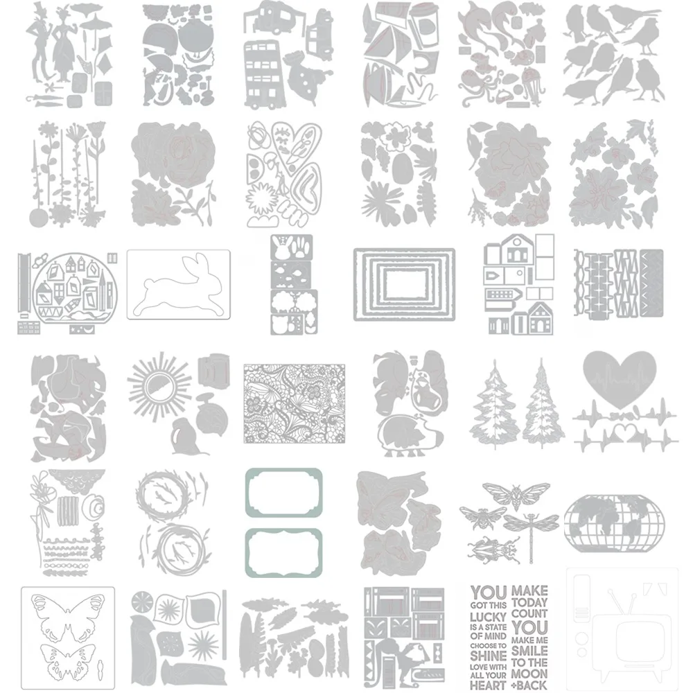 

Расходные цветные тонкие штампы для вырезания, зеркальное украшение, шаблон для тиснения, сделай сам, поздравительная открытка ручной работы