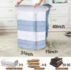 12 Pack Vacuum Storage Bags Space Saver, Jumbo Cube 31x40x15 Inch, Extra Large Vacuum Seale Bags for Comforters Blankets, Beddin 2
