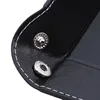 Rolling Folding Square Hexagon Dice Game Storage Tray Holder Double Sided Thick PU Leather Dice Mat Office Supply For Small Item 6