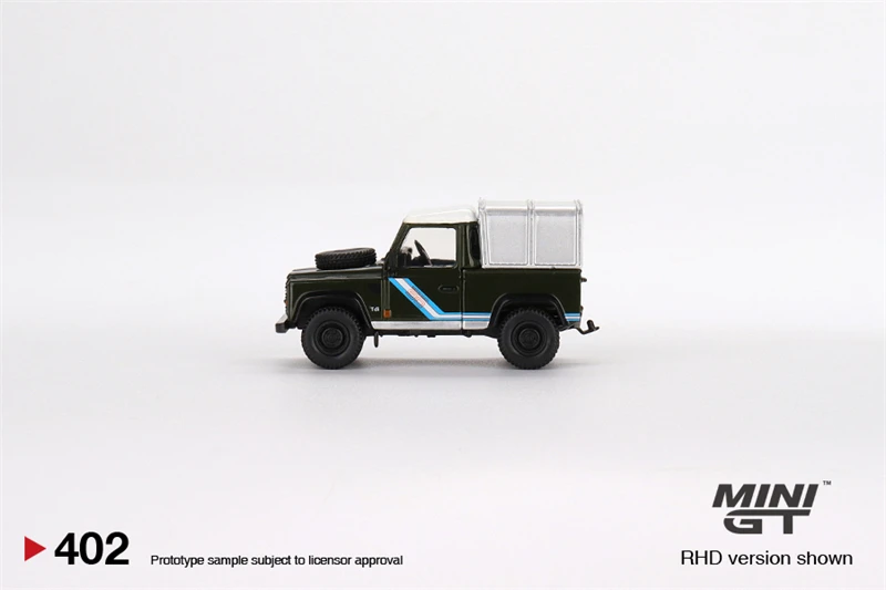 

Mini gt 1:64 Defender 90 Pickup Bronze Green Model Car