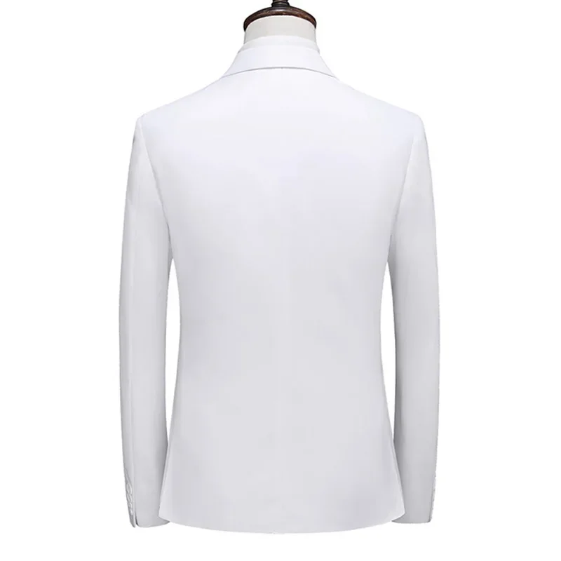 Men suit jacket Men Double Breasted Tuxedo Business Suit Slim Fit Casual Jacket Blazers