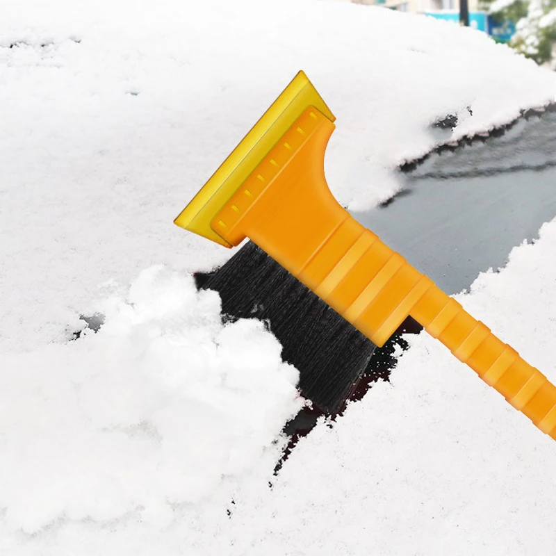 2-in-1 Snow Shovel Ice Scraper Snow Brush Broom Wash Accessories For Car VAN SUV Frost Windshield Cleaner Winter Tool