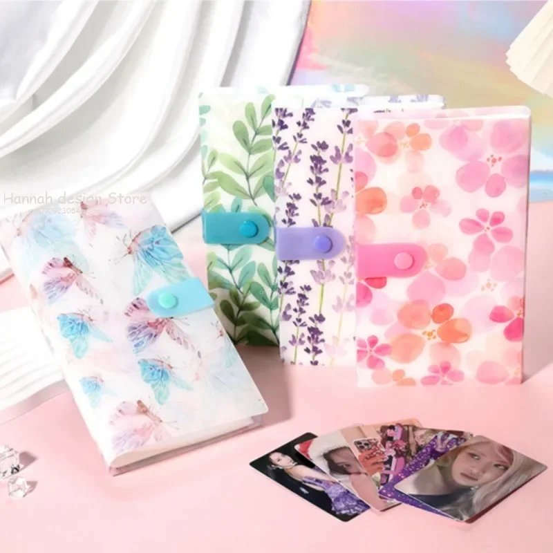 120 Slots Simple Storage Album for Small Sticker Sorted Nail Art Sticker Book Flower Cover Holder Organizer Accessories