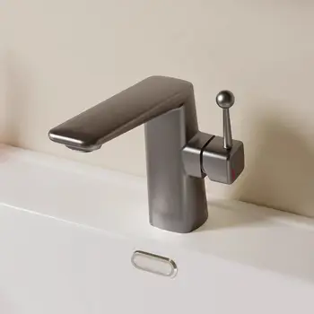 ก๊อกน้ําอ่างล้างหน้าสีเขียวน้ําร้อนน้ําเย็นห้องน้ําอ่างล้างจานก๊อกน้ําแตะ 2