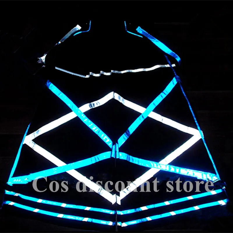 

Hot Women Men Male Casual Pants Cool Ghost Walk Costume Reflective Pants Shuffle Luminous Pants Hip-hot Dance Trousers