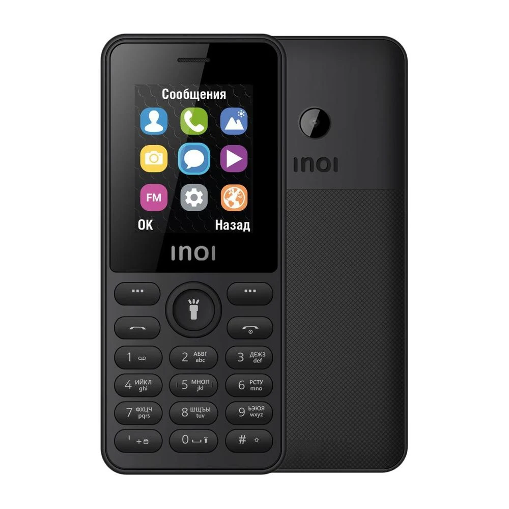 Мобильный телефон Inoi 109 Black, 1.8 