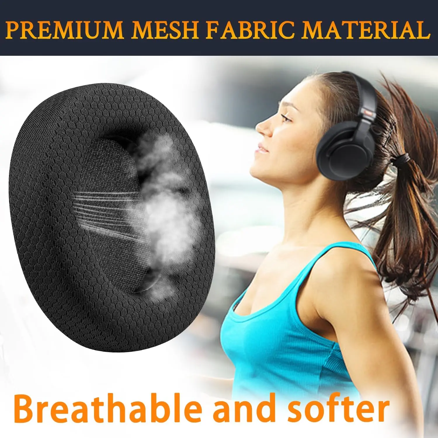Earpad for AKG K361 K371 K361BT K371BT Headphones Replacement Ear Cushions Pads Cover Earmuffs & Carrying Case Pouch Box