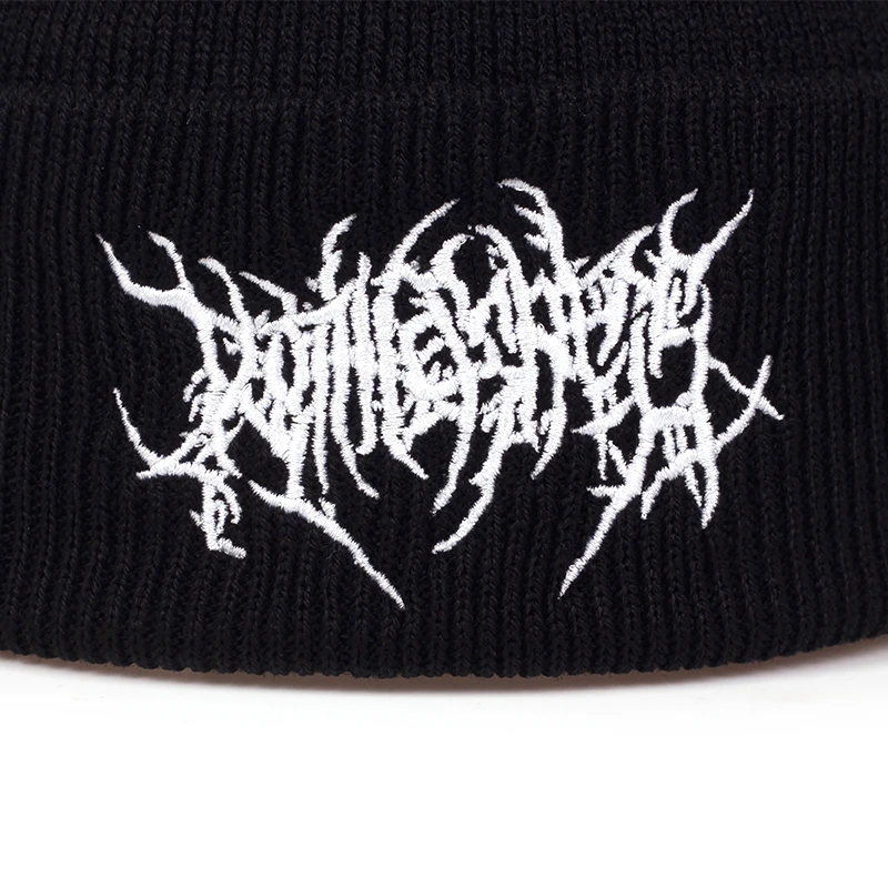 Personalà Ricamo Berretti Cappello Uomo Donna Moda Inverno Cappello Caldo Lavorato A Maglia Berretti Morbidi Bone Ski Skullies Cappelli Di Lana Gorras - Foto 12