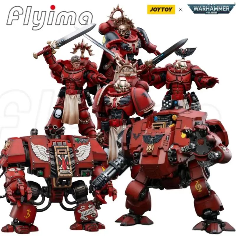

[In-Stock]]1/18 JOYTOY Action Figures Blood Angel Squad and Mech Salvation Fearless Character Toy Gift Set Free Shipping