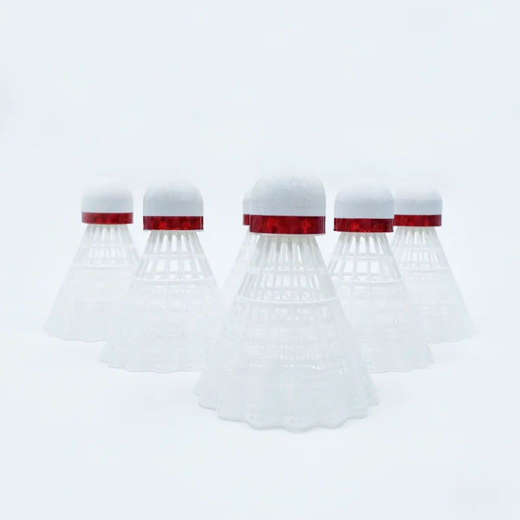 Conjunto de 6/12 petecas de badminton de nylon para treinamento, alta estabilidade e durabilidade, para esportes internos e externos._voghion.com