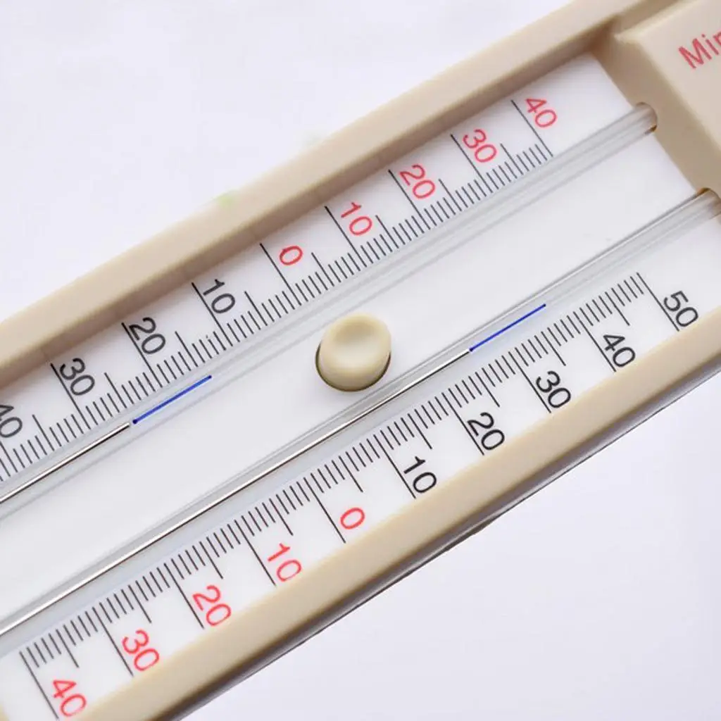 

Wall Thermometer Indoor Outdoor Greenhouse Max Min Temperature Gauge