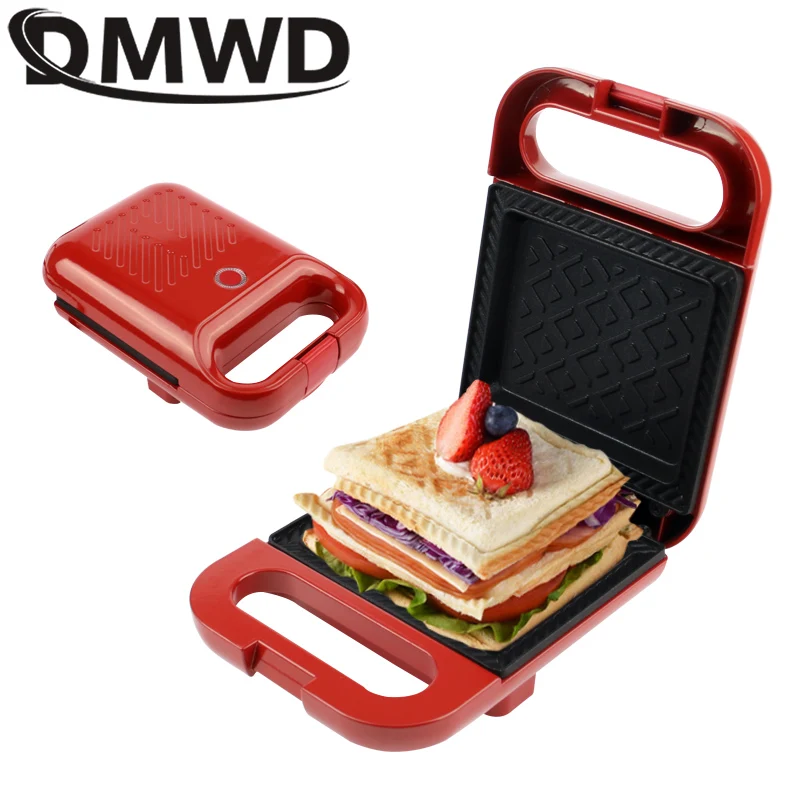 DMWD Multifunction Electric Sandwich Maker Bread Muffin Breakfast Light Food Machine Omelette Baking Pan Panini Grill Toaster
