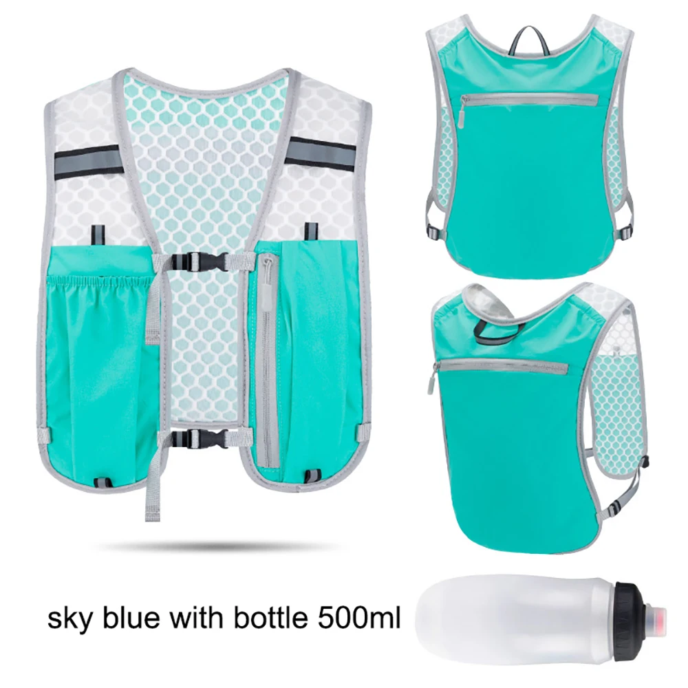 sky blue with bottle