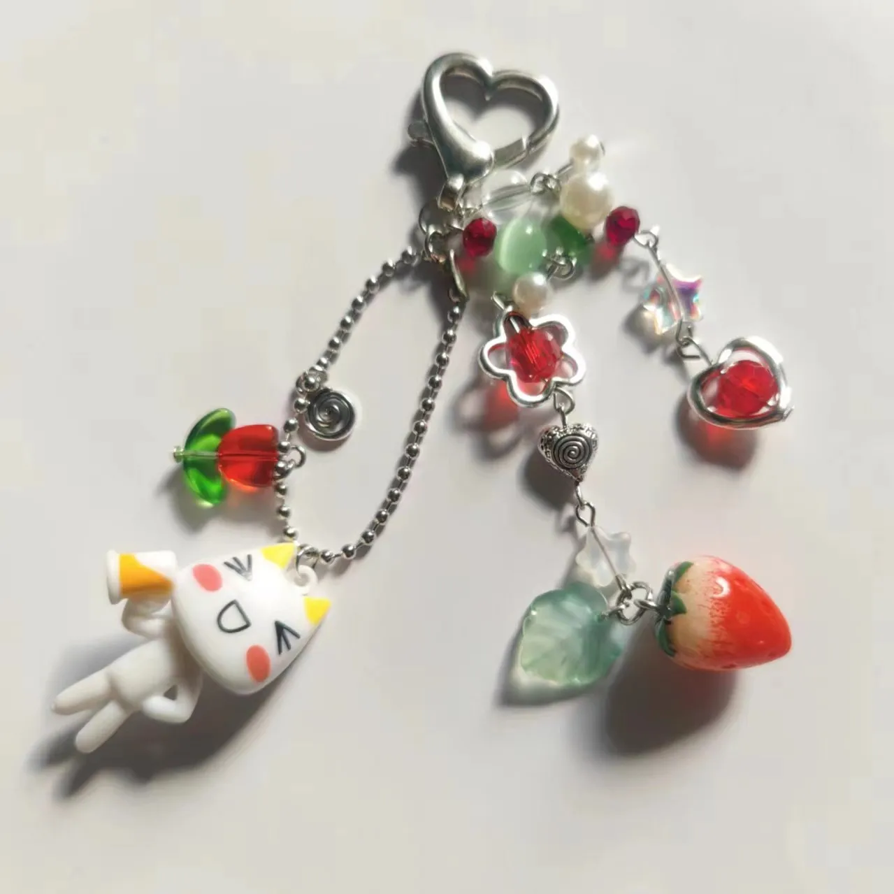 Fashion Women Kawaii Aesthetic Keychain Handmade Charms