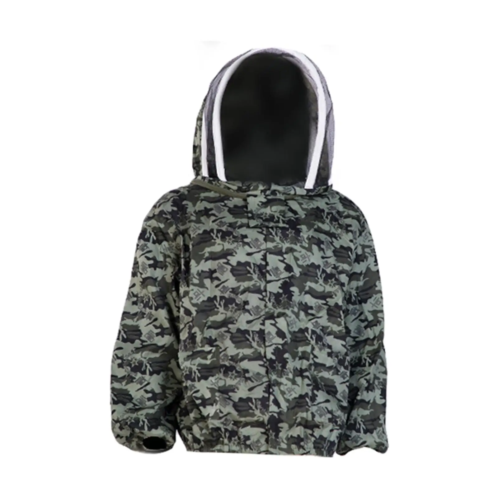 Beekeeping Jacket with Fencing Veils Ventilated Jacket Hat Equip Suit Breathable Premium Beekeeper Suit Farm Smock