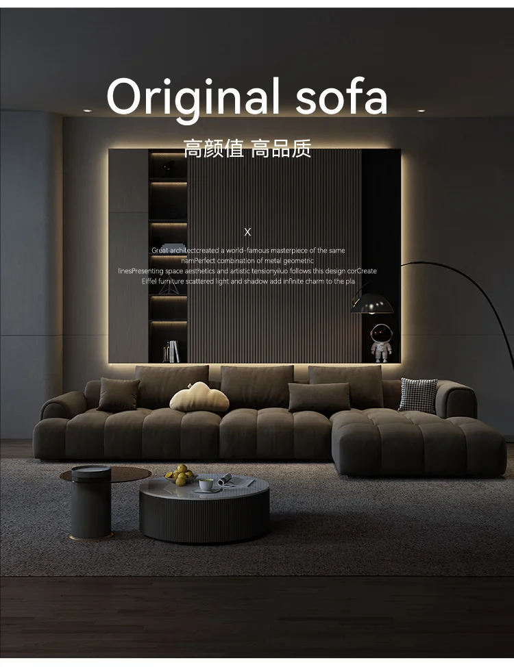 L Shape Living Room Sofas European Double Minimalist Luxury Sofas Modern Designer Divano Letto Matrimoniale Furniture Home