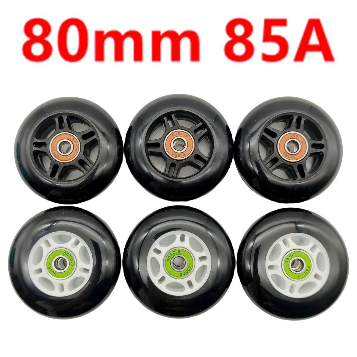 Roller Skating Wheels 85A 80mm 76mm 80x24mm Fsk Inline Roller