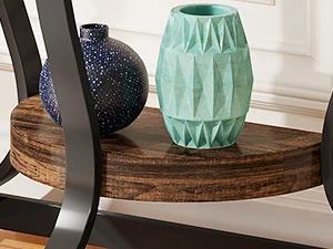 round nightstand, round end table with storage
