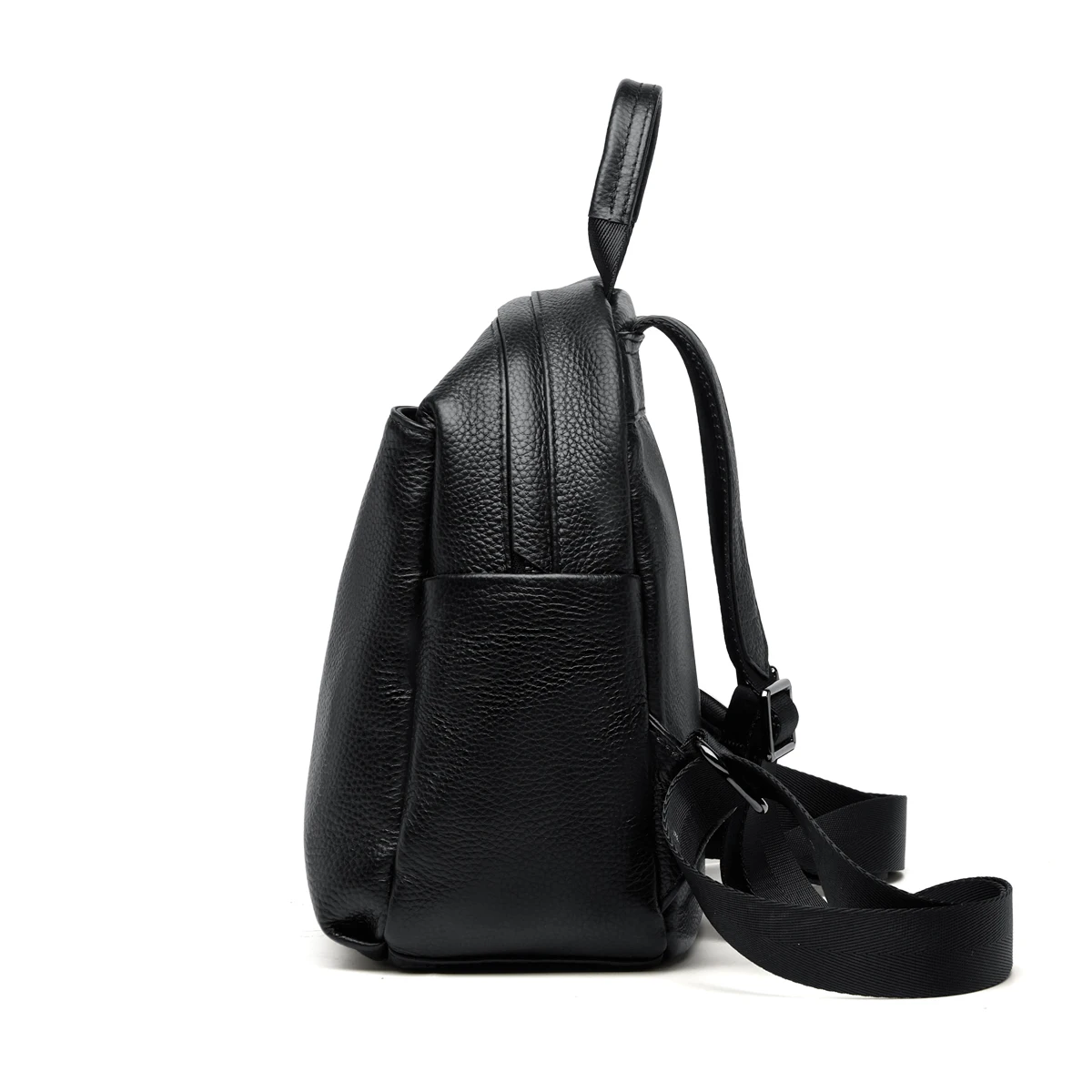 Limited Solid Women Full 100% Genuine Leather Backpacks Black Backpack Soft Skin Travel Functional Student Mochilas Mujer#SC1535 4
