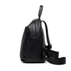 Limited Solid Women Full 100% Genuine Leather Backpacks Black Backpack Soft Skin Travel Functional Student Mochilas Mujer#SC1535 4