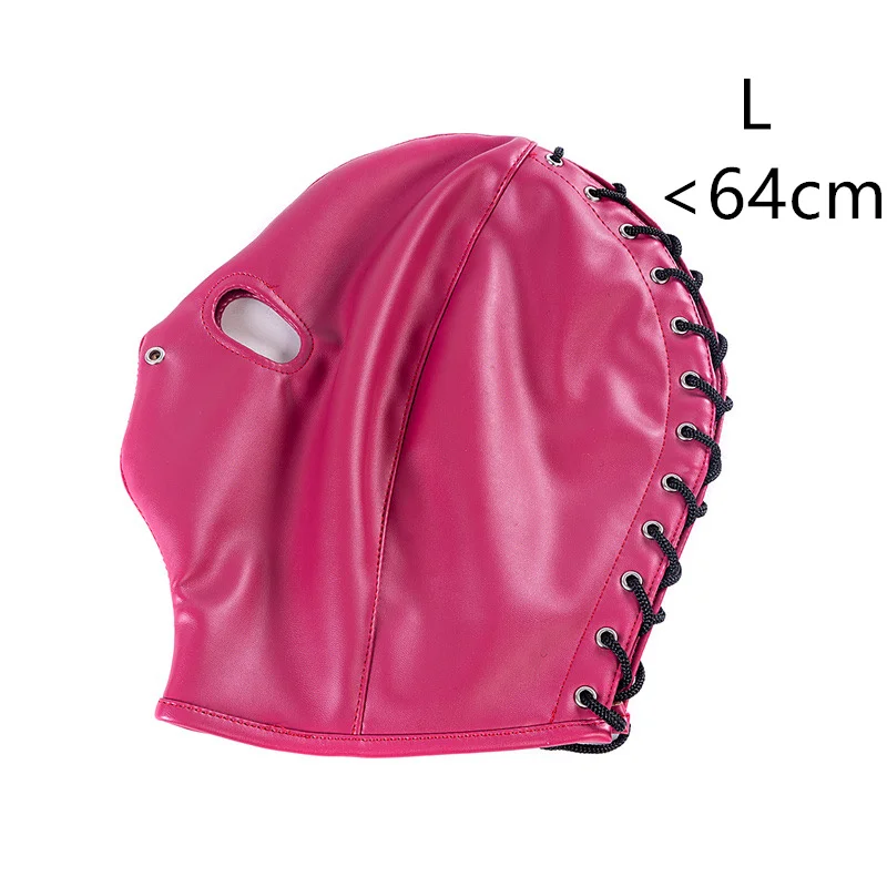 Leather Full Face Mask for Party Cosplay and Halloween