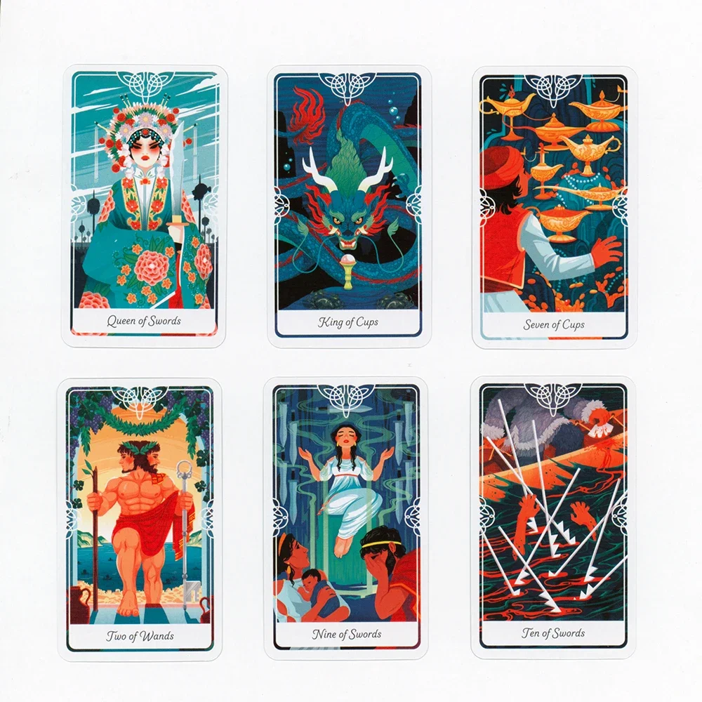 Tarot Cards for Beginners Board Game Divine Tarot Cards PDF Guidebook Fate Game Affectional Oracle Deck 5