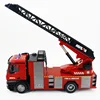 New Style Huina 22-Channel Water Tank Type Electric Water Spray Sound And Light Fire Engine Truck Model Summer Boys Toys 6