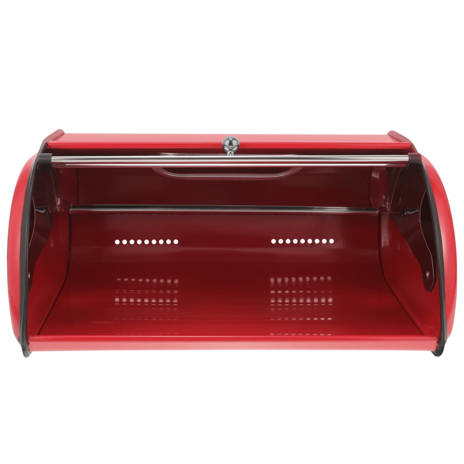 

Bread Box Kitchen Countertop Stainless Steel Bread Storage Bin Containers Roll Up Lid Large Capacity Bread Keeper Christmas Home