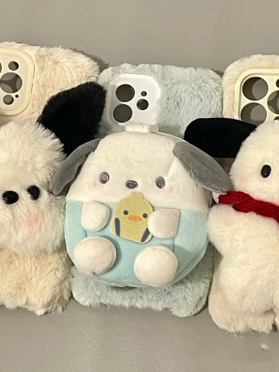 

Autumn and Winter Ins Cute Cartoon Bathrobe Doggie Suitable for IPhone14promax Apple 13 Phone Case 12 Plush Phone Case 11