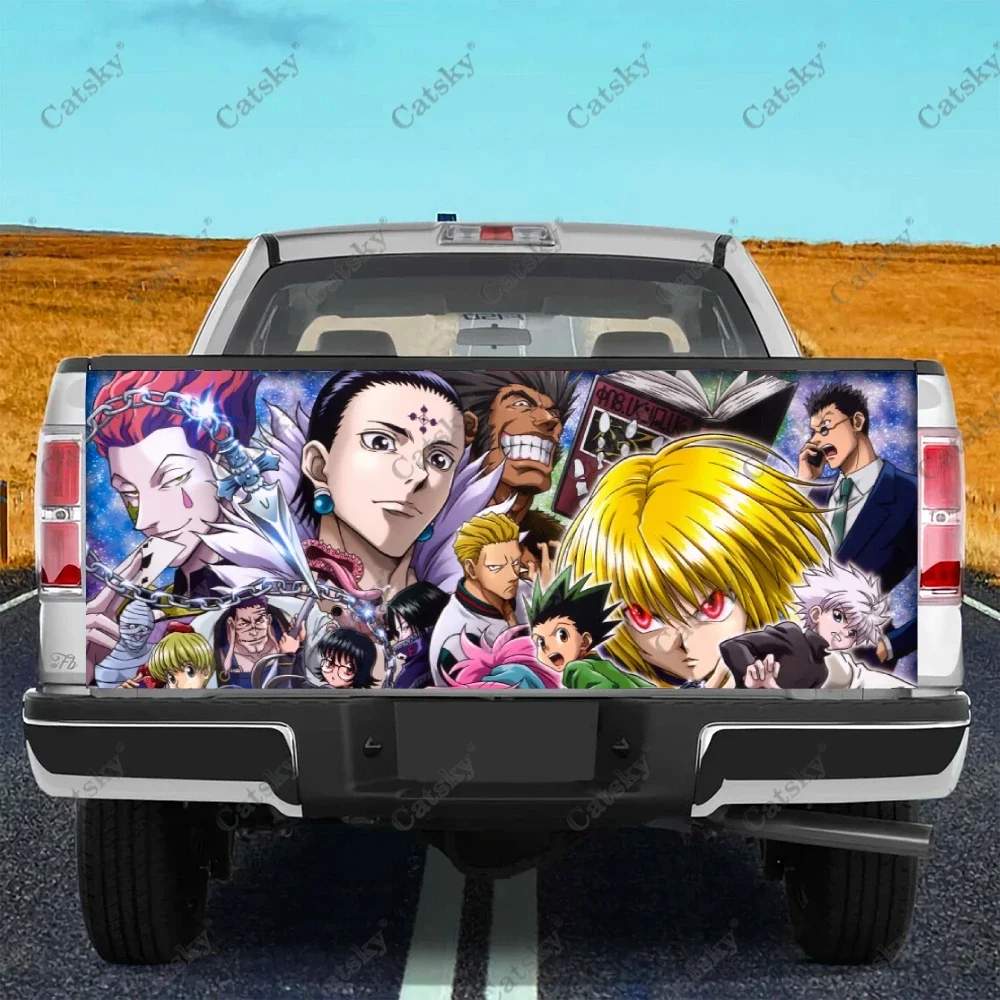

Hunter X Hunter Anime Custom Car Tail Trunk Protect Vinly Wrap Sticker Decal Car Hood Decoration Sticker for SUV Off-road Pickup