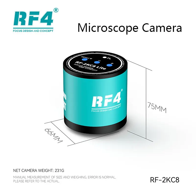 RF4 RF-2KC8 Lite Microscope Camera 2K 60FPS HD CS/C 3 RF4 RF-2KC8 Lite Microscope Camera 2K 60FPS HD CS/C 3