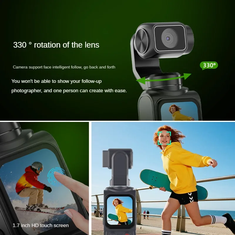 Caméra action sport 4K Ultra HD dans son boîtier étanche, prête pour une plongée sous-marine à 40m
