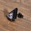 Vnox Punk Stud Earrings for Men, Triangle AAA CZ Stone Earrings, Geometric Stainless Steel Cool Rock Boy Ear Jewelry 4