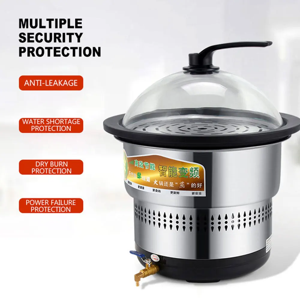 Electric Cooking Pot 220V Portable Multifunctional Electric Cooker Steaming Desktop Mini Hot Pot