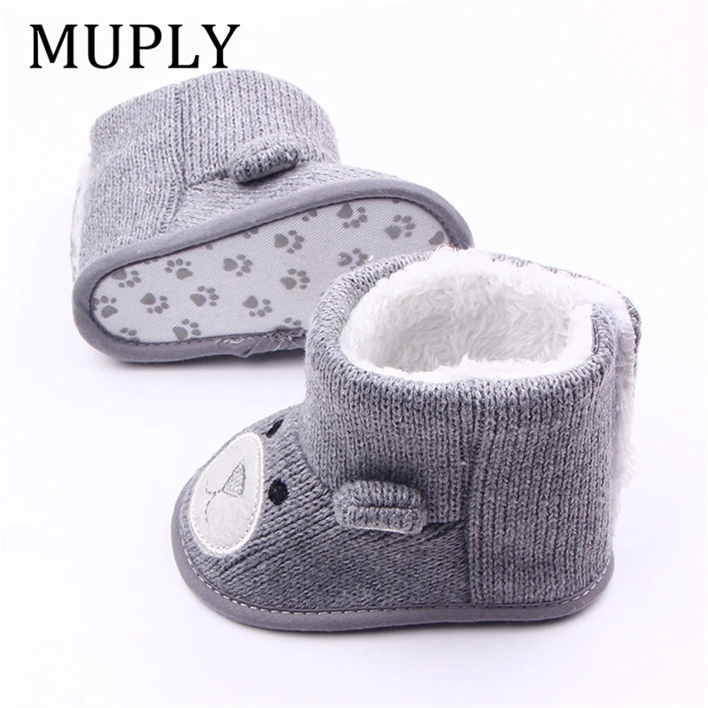 Baby Winter Boots Infant Toddler Newborn Cute Cartoon Bear Shoes Girls Boys First Walkers Super Keep Warm Snowfield Booties Boot baby shoes