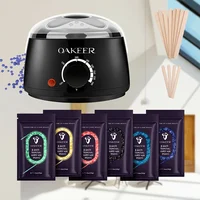 [US/EU Plug] 200ml Wax Melting Machine, Wax Heating Pot, Wax Hair Removal Machine, Wax Bean Machine, With 300g Wax Beans 1