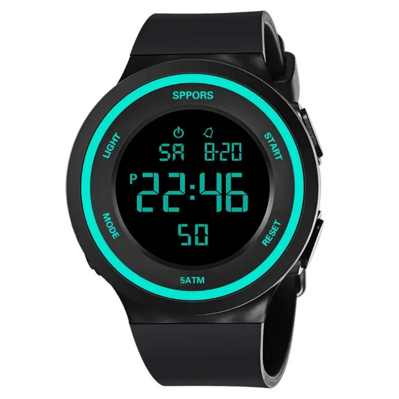 Luminous Watches Mens Electronic Watch Watches Waterproof Swim Outdoor Sport Wristwatch Silicone Fashion Hours Relojes Reloj 4