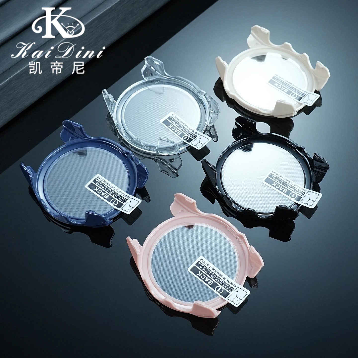 Tempered Glass Protective Cover for Smartwatch - Durable Screen Protector and Case