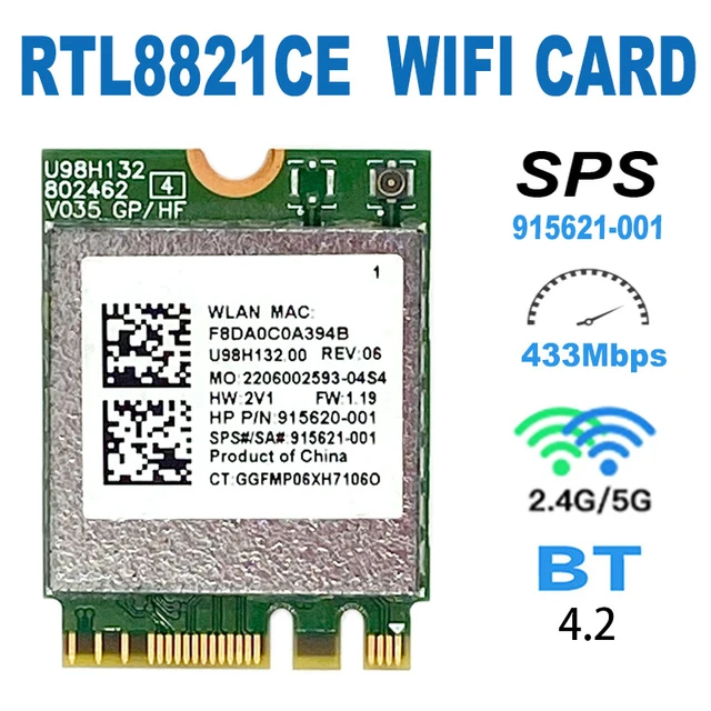Wireless Network Hp | Rtl8821ce Hp | Adapter Card | Rtl8821 - Rtl8821ce 802.11ac 1x1 - Aliexpress