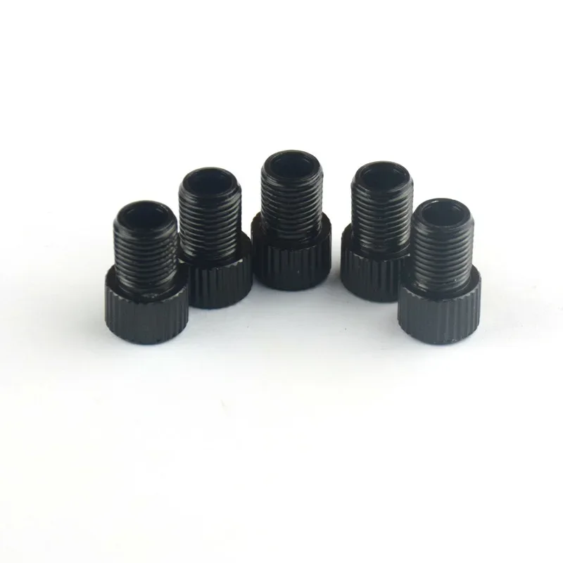 Bicycle valve adapter bicycle valve tool 4Pcs/5 Aluminum Bicycle Bike Valve PRESTA to SCHRADER Converter Bicycle Bike Tire Valve Adapter Tube Pump Tool Cycling