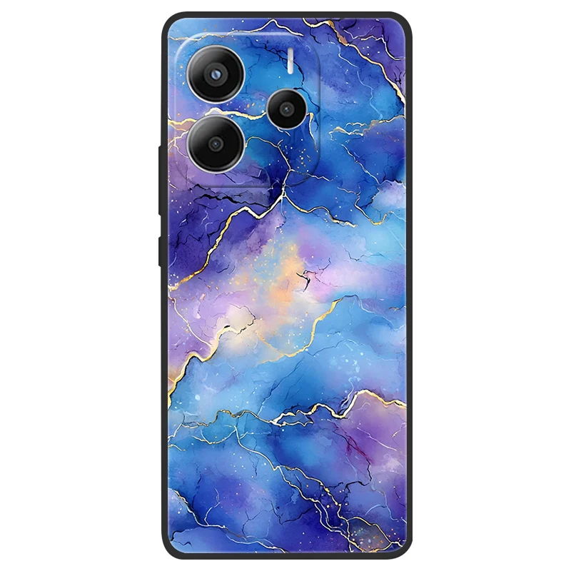 Marble Painting Pattern Soft Silicone Anti-Drop Phone Case