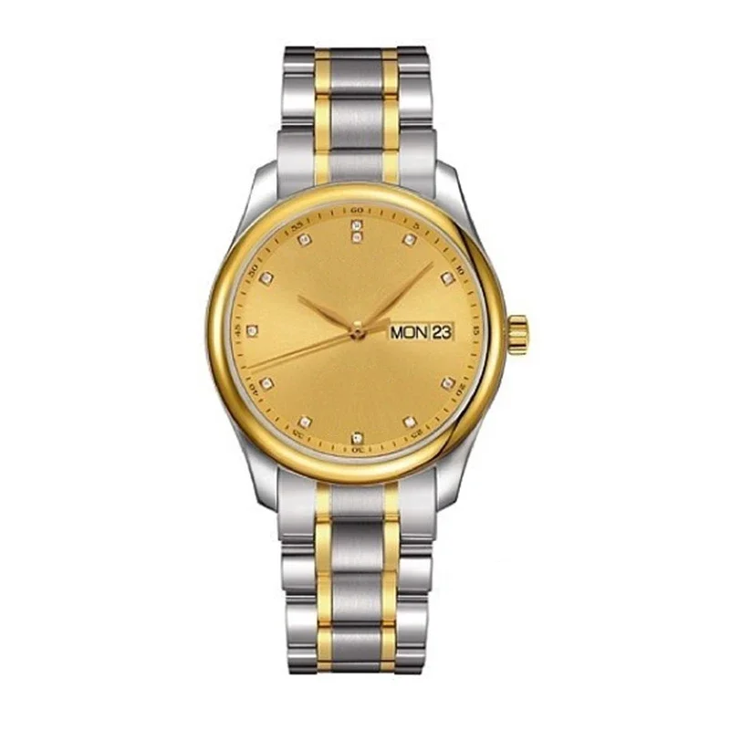 

Роскошные новые мужские механические часы с автоматическим золотым циферблатом, мужские часы