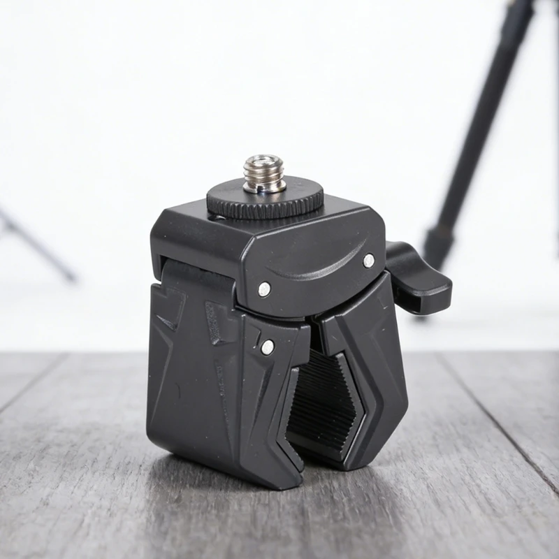 3/8 외부 카메라 클램프 마운트 사진 용 조정 가능한 15-45mm 턱 비디오 조명 DSLR 액션 카메라 모니터