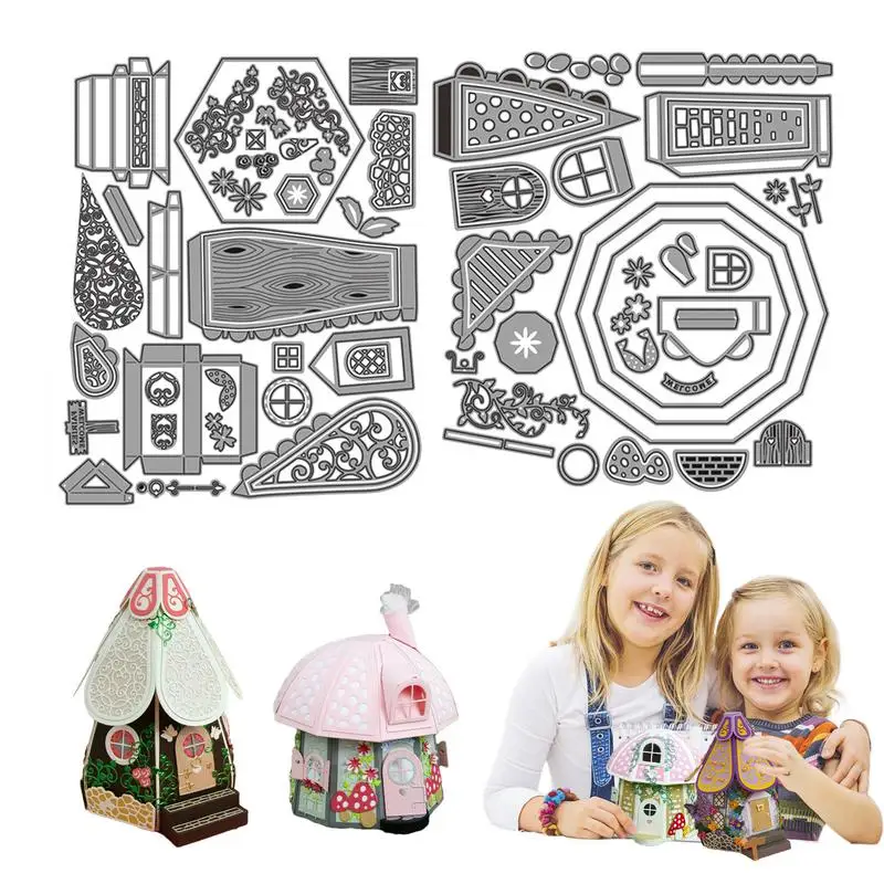 

Формы для высечки 2 шт. креативные штампы из углеродистой стали для домашнего творчества сверхпрочные формы для высечки шаблон для режущей машины DIY режущая рамка