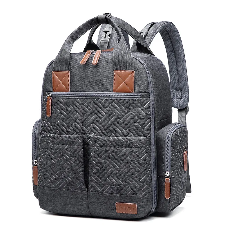 

Mummy Bag Outdoor Large Capacity Waterproof Oxford Infant & Mom Nappy Backpack for Women