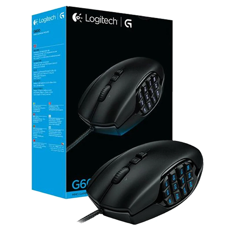 クリアランス卸売り G600 Mmo Office Moba Gaming Mouse プログラム可能なマクロボタン Rgbバックライト付き 特価 Homeness Rw