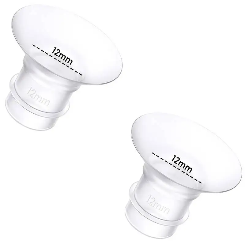 11 Size Flange Sizing Kit for 24mm Flange/Shield of Most Pumps, Silicone Flange Insert for Momcozy/Spectra/Bellababy Breast Pump 5