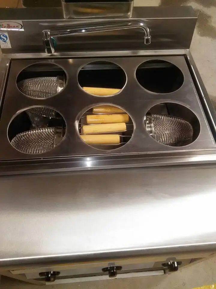 Commercial Standalone Gas Convection Noodle Cooking Utensil with 9 Baskets GH-779